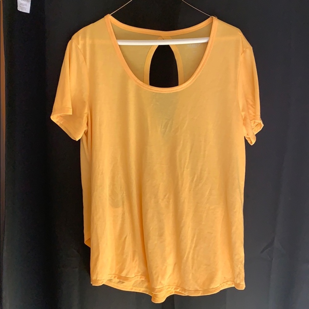 Yellow active shirt